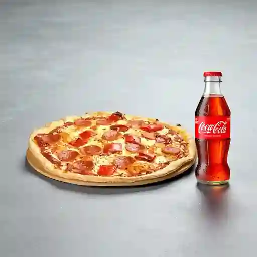 Combo Pizza de Pepperoni + Coca Cola Original 250ML