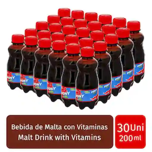 Pony Malta 200 mL x 30 Und