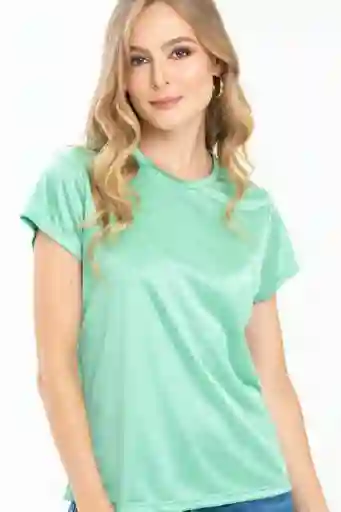 Camiseta Tornasol Color Verde Masmelo Talla L Ragged