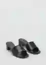 Sandalias Maria Negro Talla 37 Mujer Mango