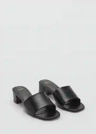 Sandalias Maria Negro Talla 37 Mujer Mango