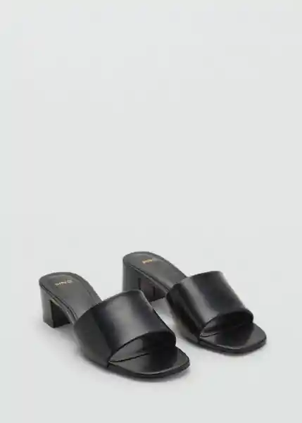 Sandalias Maria Negro Talla 37 Mujer Mango