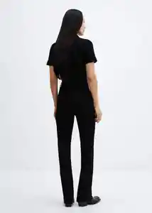 Enterizo Mono Iggy Tejano Negro Talla XS Mujer Mango