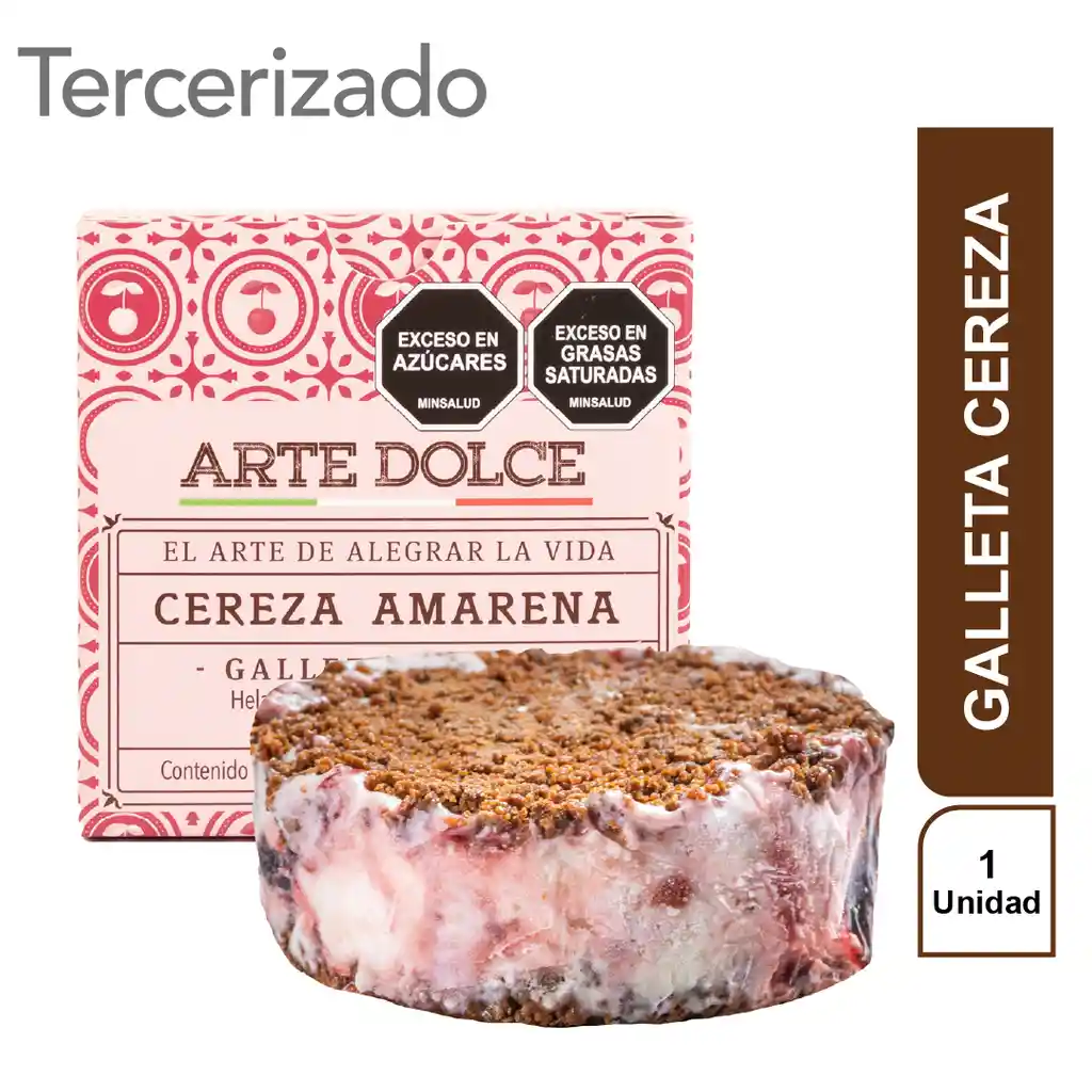 Arte Dolce Galleta Helado Amarena