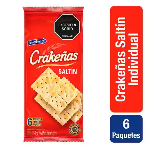 Galletas Saladas X6 Crakenas