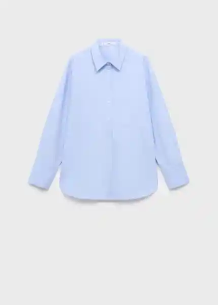 Camisa Juany Celeste Talla M Mujer Mango