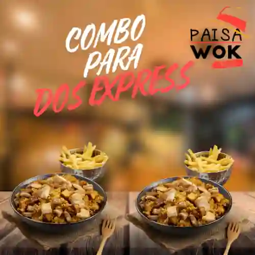 Combo para Dos Express Paisa Wok