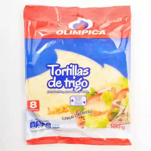 Tortillas Olimpica Para Burrito/Quesadilla/Wraps 8 Unds X480 G