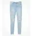 Jean Jegging Azul Talla 10 Regular Mujer American Eagle