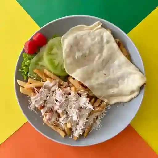 Pechuga gratinada a la plancha