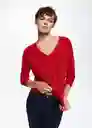 Jersey Lucav Rojo Talla 27 Mujer Mango