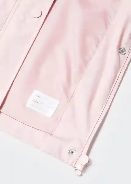 Abrigo Parka Selena Rosa Talla 06 Niñas Mango