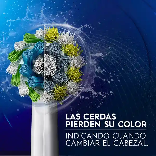 Oral-B Power Cepillo de Dientes Eléctrico Cabezal Redondo Precision Clean Blanco