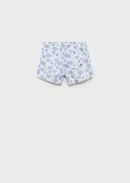Short Bañador Globobb Blanco Talla 70 Niños Mango