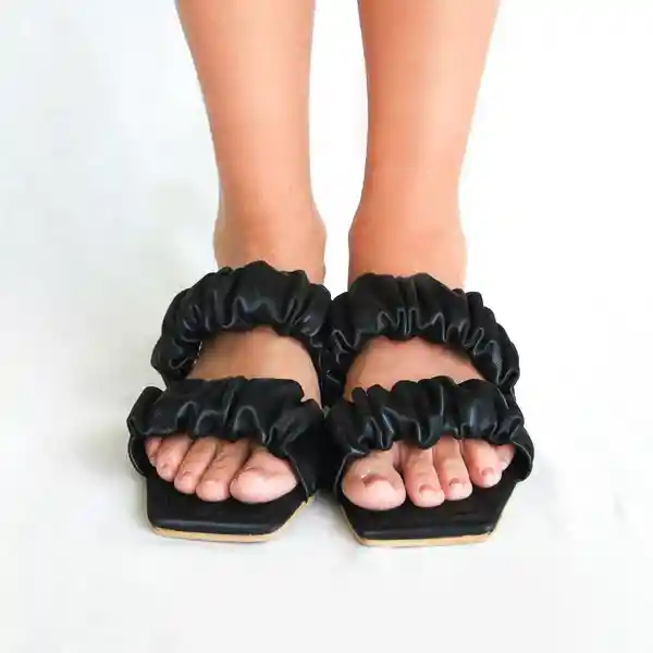 Sandalias Plana Marlee Negro Talla 39