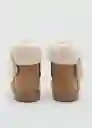 Botines Anna Beige Talla 37 Niñas Mango