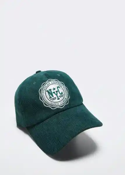 Gorra Toronto Verde Talla 20 Teen Niños Mango