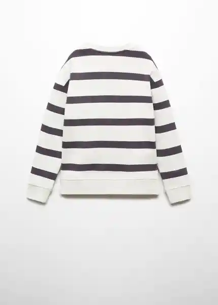 Sudadera Stripes1 Niños Antracita Talla 12 Mango