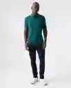 Camiseta Polo Hombre Verde T. XL 802G003_VER195220 Americanino