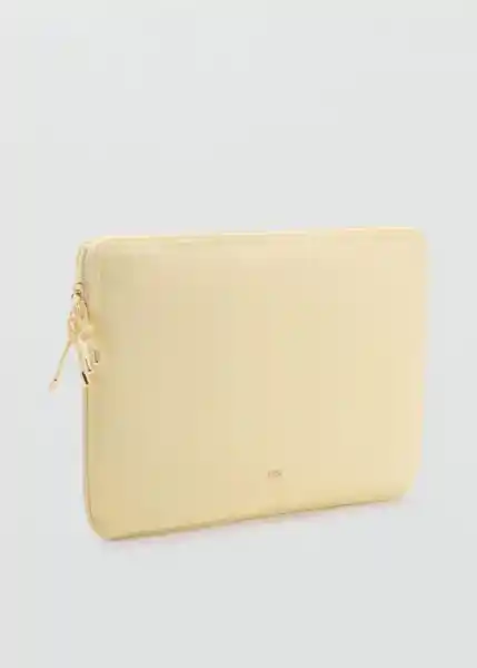 Funda M Sorbete Amarillo Pastel Talla 99 Mujer Mango