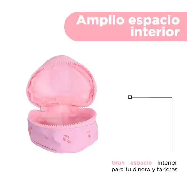 Monedero Con Corazón Bordado Hello Kitty Serie Sanrio Miniso