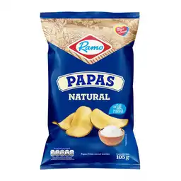 Ramo Papas Fritas Sabor Natural con Sal Marina