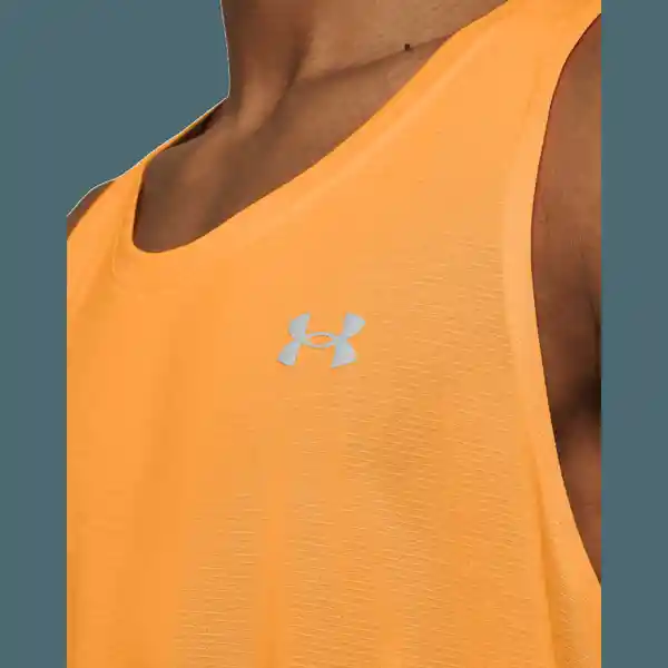 Under Armour Camiseta Streaker Hombre Naranja LG