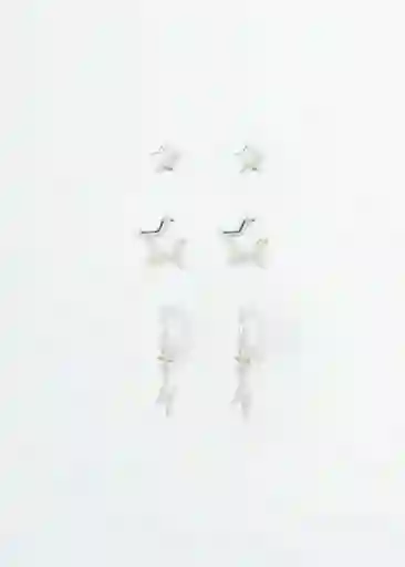 Joyeria Mujer Gris Plateado Medio 333G054 Naf Naf