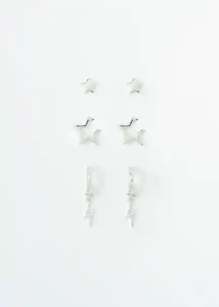 Joyeria Mujer Gris Plateado Medio 333G054 Naf Naf