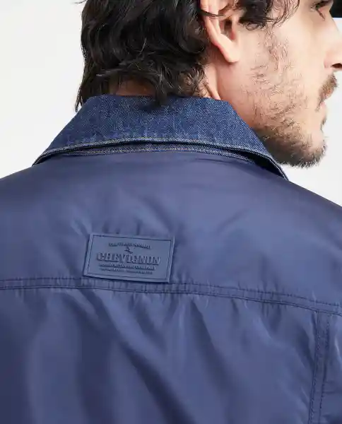 Chaqueta Trucker Denim Azul Dark Ultra Oscuro Talla M Chevignon