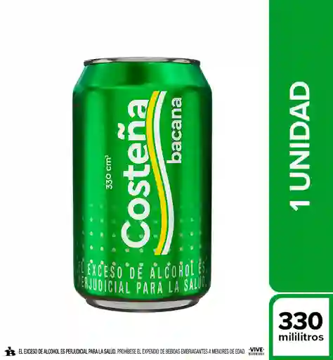 Cerveza Costeña Bacana Lta 330ml