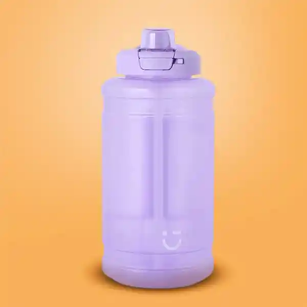 Vaso Plástico Con Pitillo y Tapa Abatible 1900 mL Serie Miniso