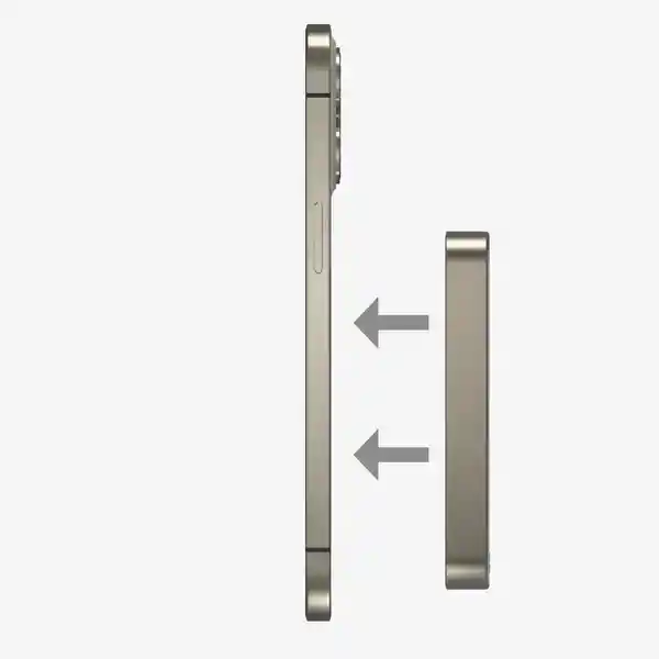 Momax Batería Magnética Delgada Plateado 10000mah