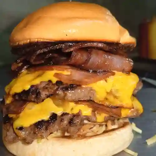 Hamburguesa Doble con Tocineta