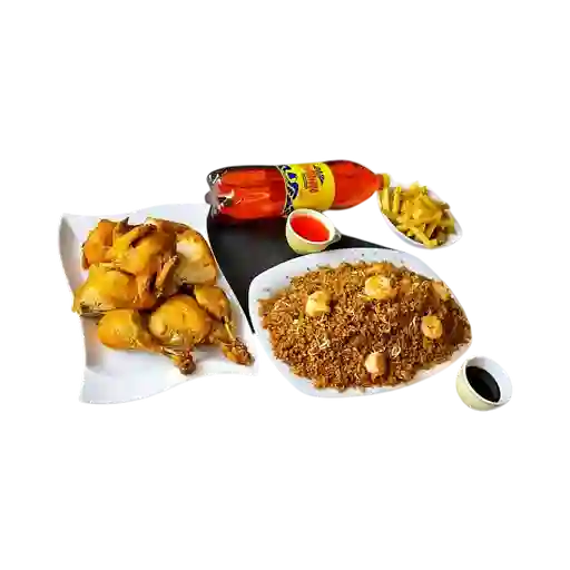 Pollo Entero con Todo