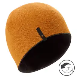 Wedze Gorro de Niños Pata Esquí Reverse Negro y Came