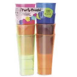 Party People Vaso Colores Surtidos