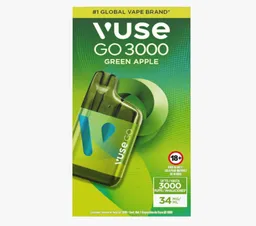 Vuse Go Vapeador 3000 Apple Sour 34 mg