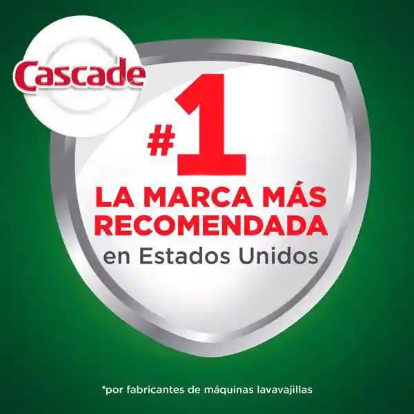 Cascade Gel Detergente Lavavajillas aroma Limón