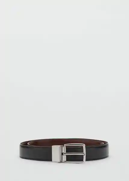 Cinturón Emili Negro Talla 91 Hombre Mango