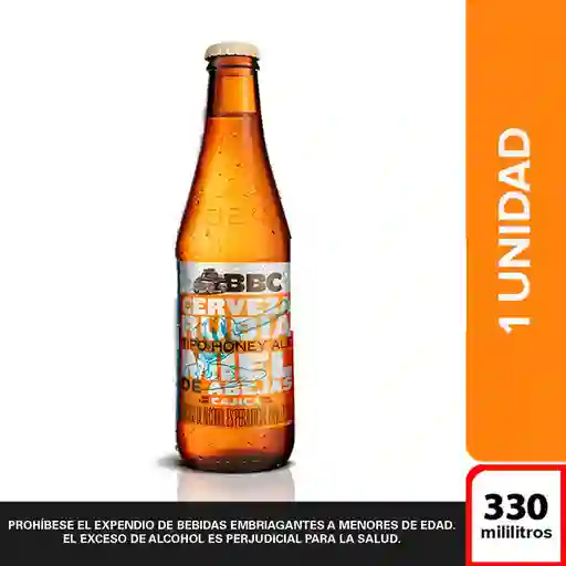Cerveza BBC Cajicá Miel Bot. 330ml