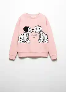 Buzo Sudadera Happy Rosa Talla 10 Niña Mango