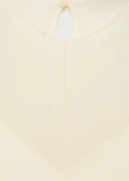 Vestido Claire Crudo Talla M Mujer Mango