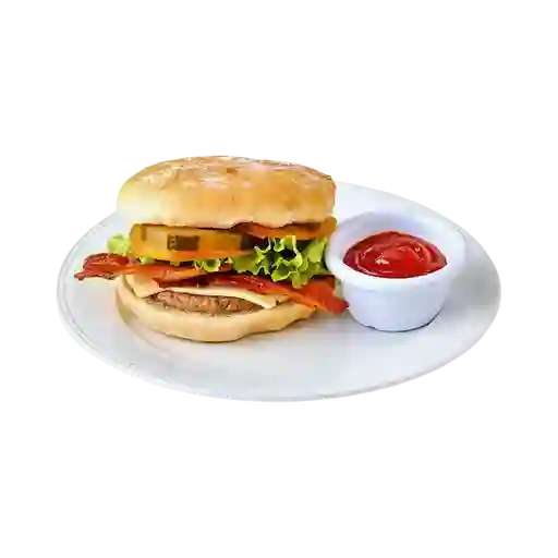 Hamburguesa de Res con Tocineta