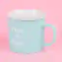 Taza Cerámica de Serie Azul 390 mL Miniso