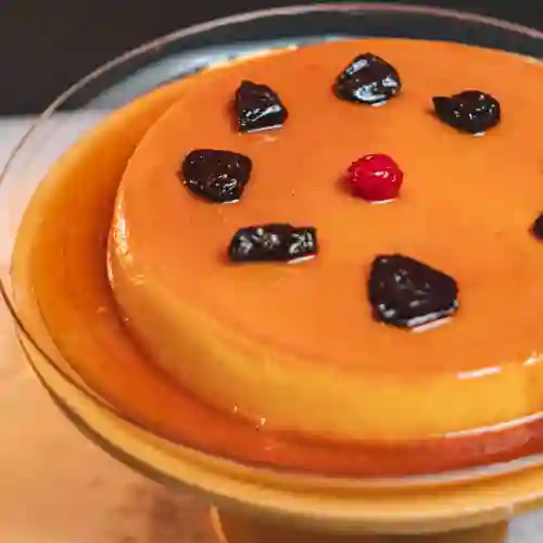 Porción de Flan de Caramelo