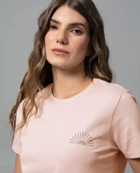 Camiseta Mujer Rosa Talla M 202G000 Rifle
