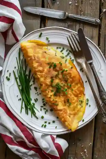 Omelette con Jamon y Queso