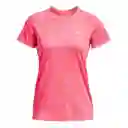 Under Armour Camiseta Tech Nova Ssc Rosado Para Mujer Talla LG