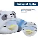 Peluche Mini Pen Series Pingüino Con Disfraces de Panda Miniso